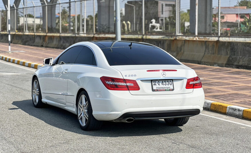 BENZ E-Class E200 1.8 CGI COUPE 2013
