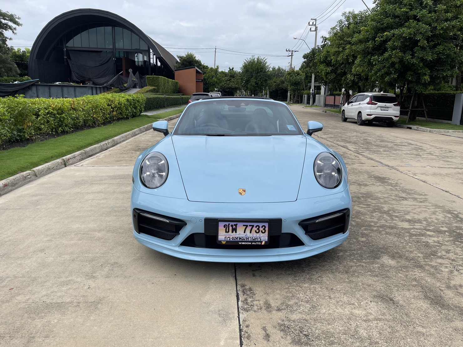 Porsche 911/992 Targa 4S สีพิเศษ CUSTOM COLOUR BLUE PASTEL (GULF BLUE) ปี 2021 วิ่ง 4,500 กม.